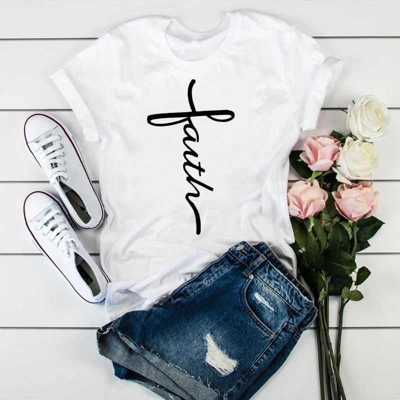 T-Shirt à manches courtes estival pour femme "RONWE - 90s"
