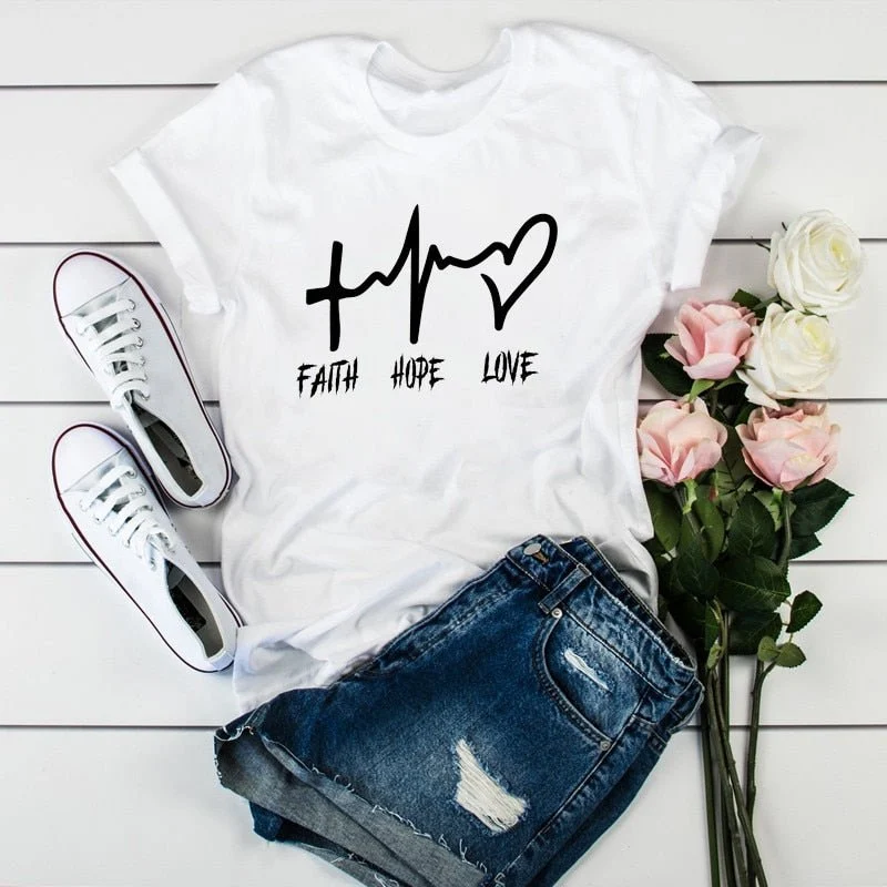 T-Shirt à manches courtes estival pour femme "RONWE - 90s"