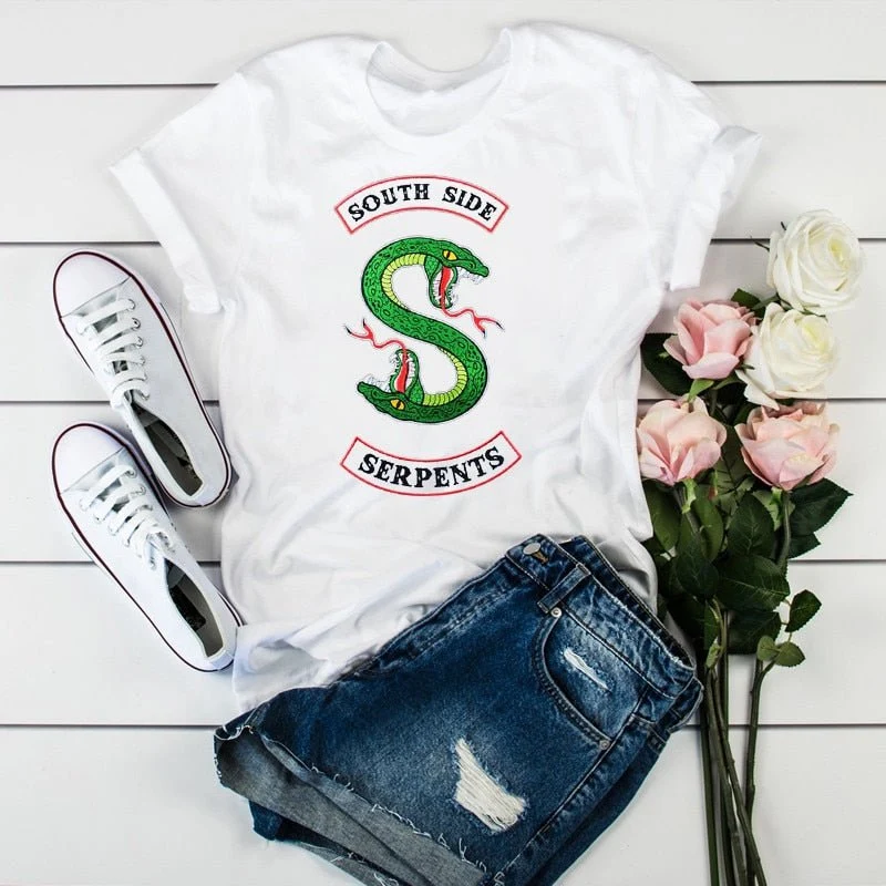 T-Shirt à manches courtes estival pour femme "RONWE - 90s"