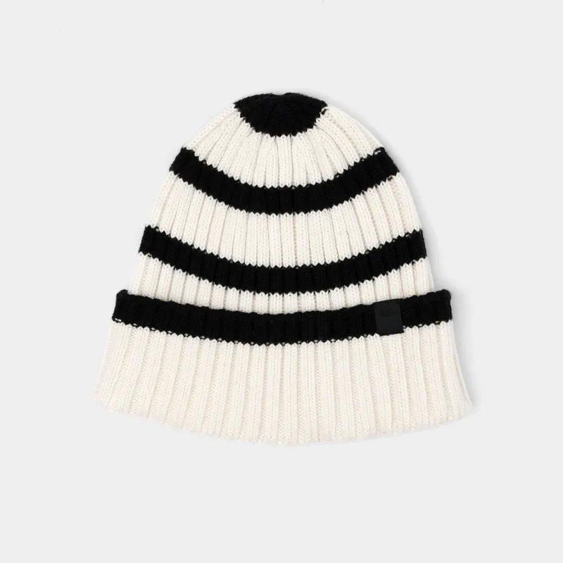 Striped Rib Beanie
