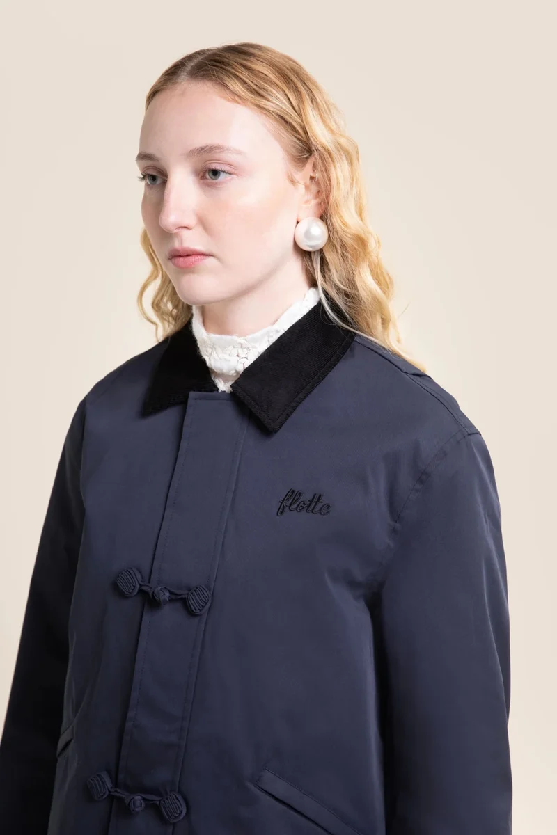 Carnot - Veste imperméable à brandebourgs