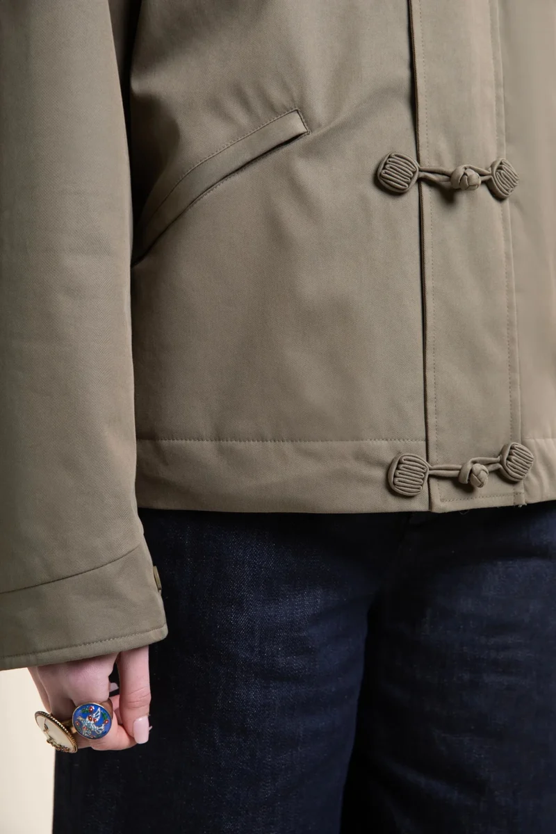Carnot - Veste imperméable à brandebourgs