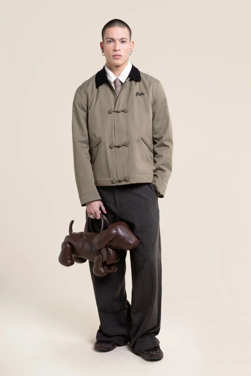 Carnot - Veste imperméable à brandebourgs
