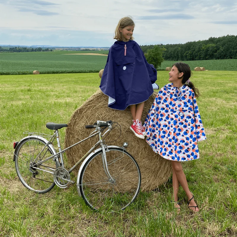 Cape de pluie enfant en polyester recyclé