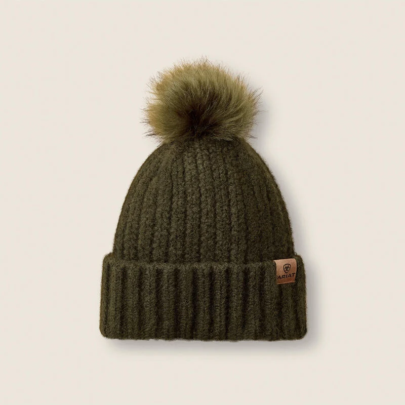 Bonnet ARIAT CHILTON BEANIE - OLIVE