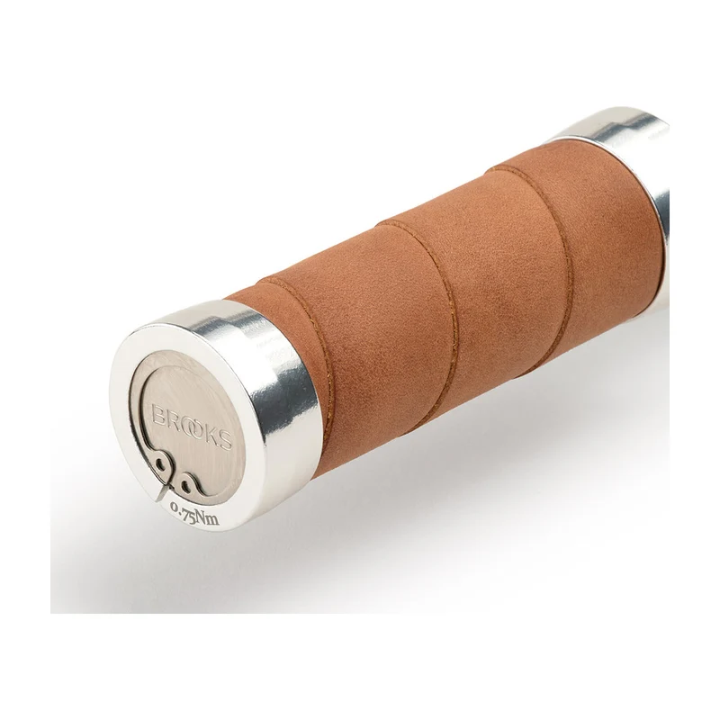 Poignées de guidon cuir vélo Brooks - Slender Leather Grips
