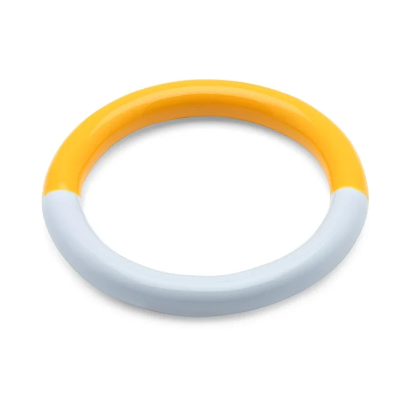 Bague 'Double Color' Skyride Blue/Sunflower | LULU COPENHAGEN