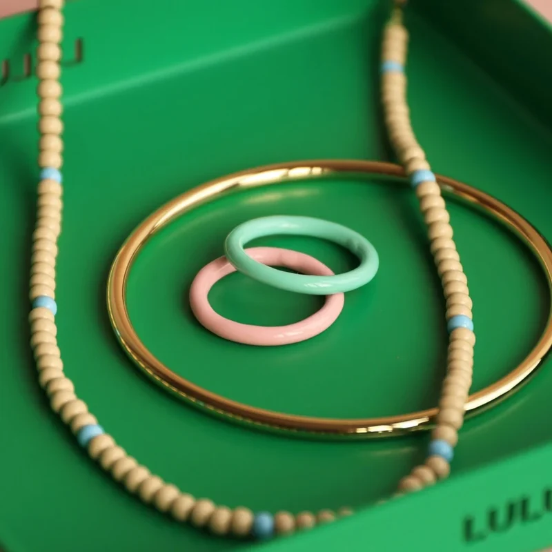 Bague 'Color' Mint | LULU COPENHAGEN