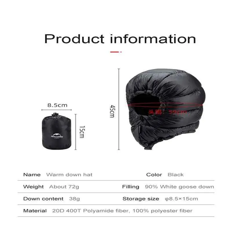 Ultralight Down Insulated Hat