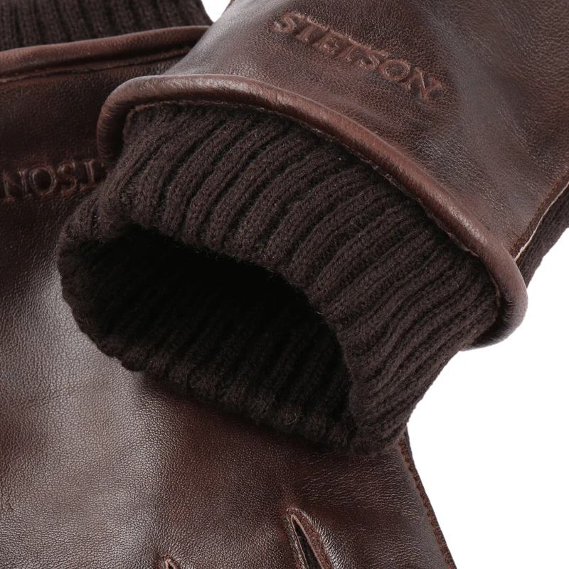 GANT STETSON Goves Sheepskin - marron