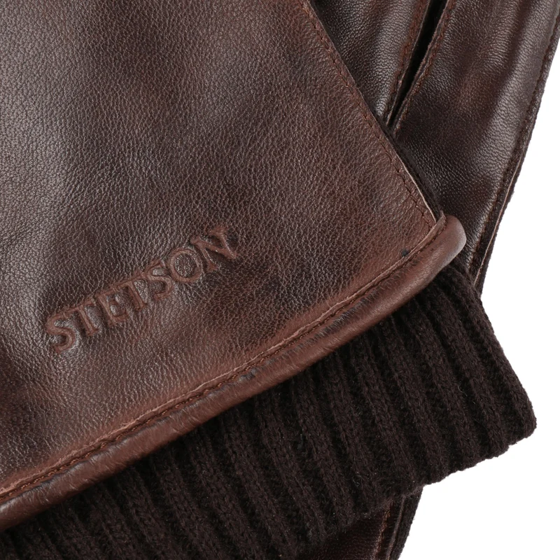 GANT STETSON Goves Sheepskin - marron