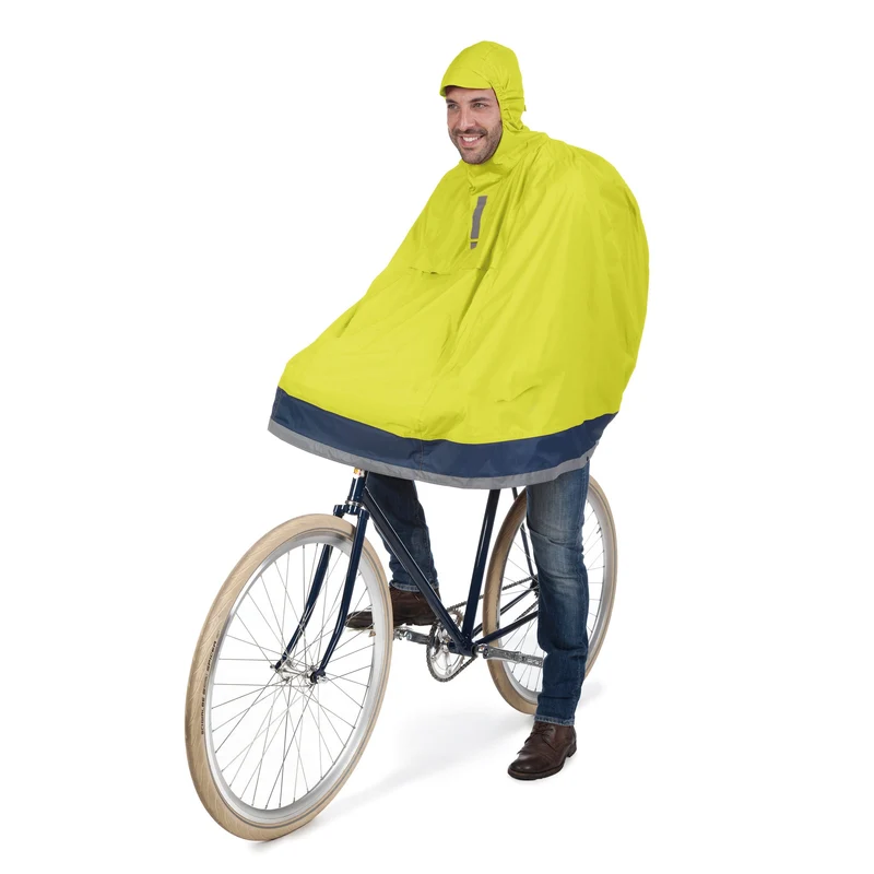 Cape de pluie vélo avec soufflet sac à dos - Tucano Urbano Garibaldina Plus 2G