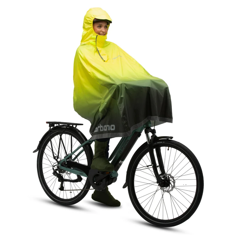 Cape de pluie vélo haute visibilité - Tucano Urbano Garibaldina Zeta Color