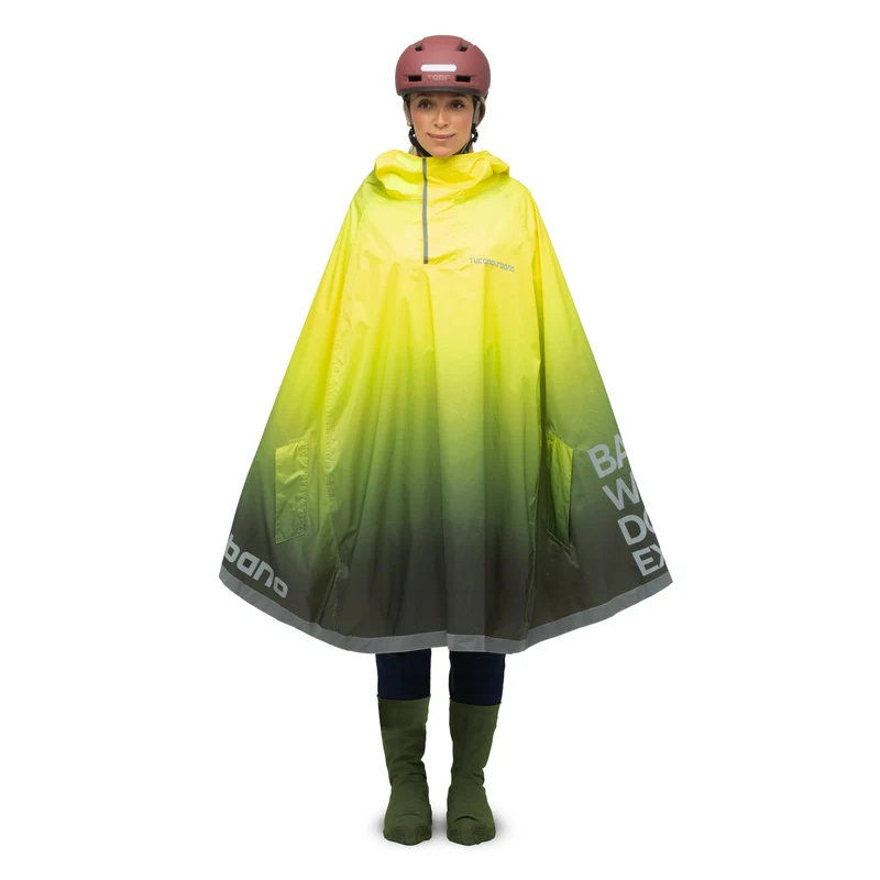 Cape de pluie vélo haute visibilité - Tucano Urbano Garibaldina Zeta Color