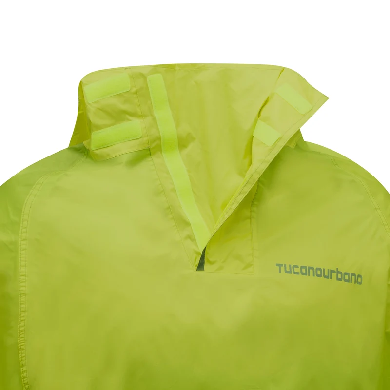 Cape de pluie vélo haute visibilité - Tucano Urbano Garibaldina Zeta Color