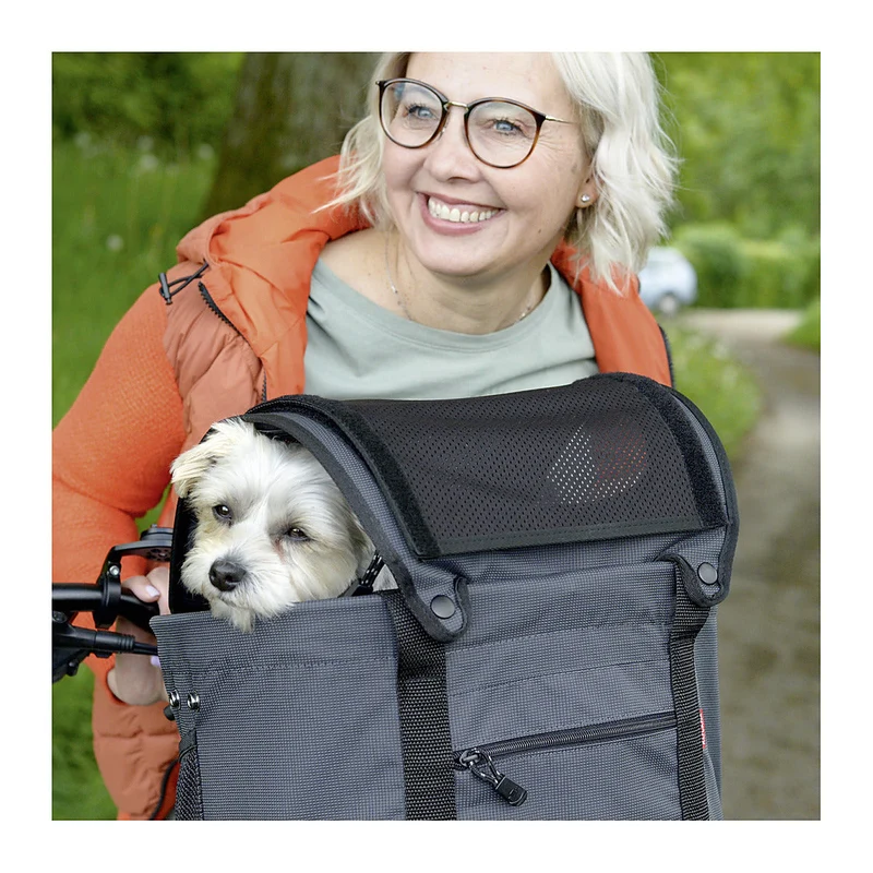 Ombrelle pour panier chien vélo KlickFix Shopper Doggy