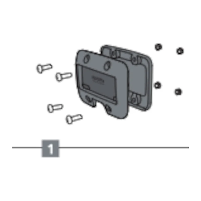 Plaque d'adaptation KlickFix pour panier de guidon