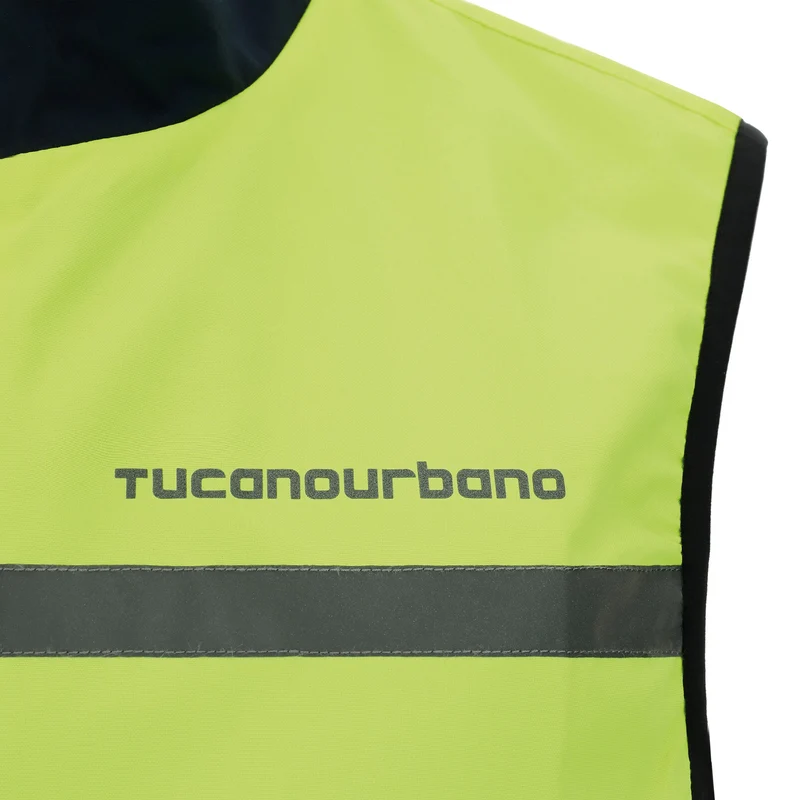 Gilet coupe-vent réversible vélo - Tucano Urbano Nano Switch