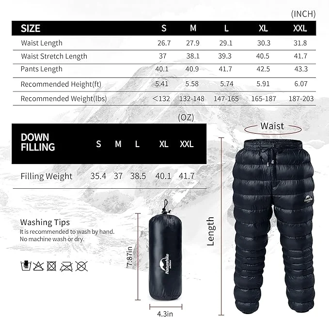 DW-90™ Waterproof Thermal Down Pants