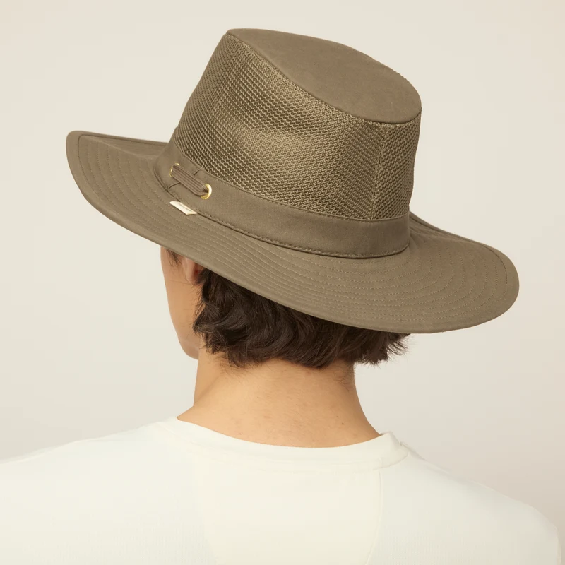 Waxed Airflo Wide Brim Hat