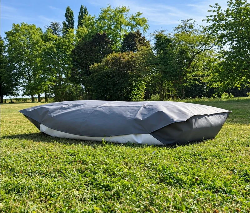 Housse de protection pour pouf extérieur