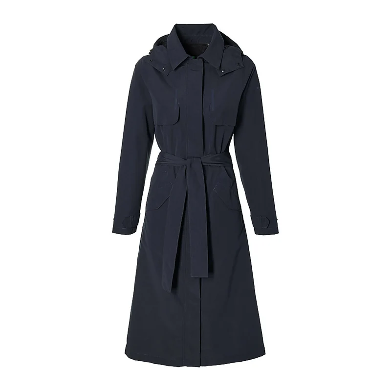 Trench-coat de pluie vélo Basil Mosse femme