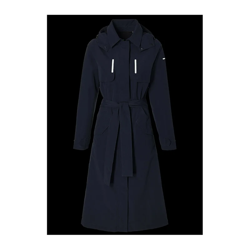 Trench-coat de pluie vélo Basil Mosse femme