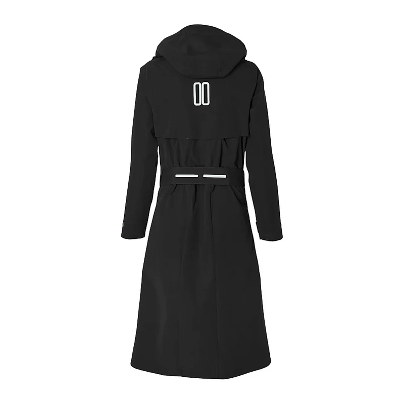 Trench-coat de pluie vélo Basil Mosse femme