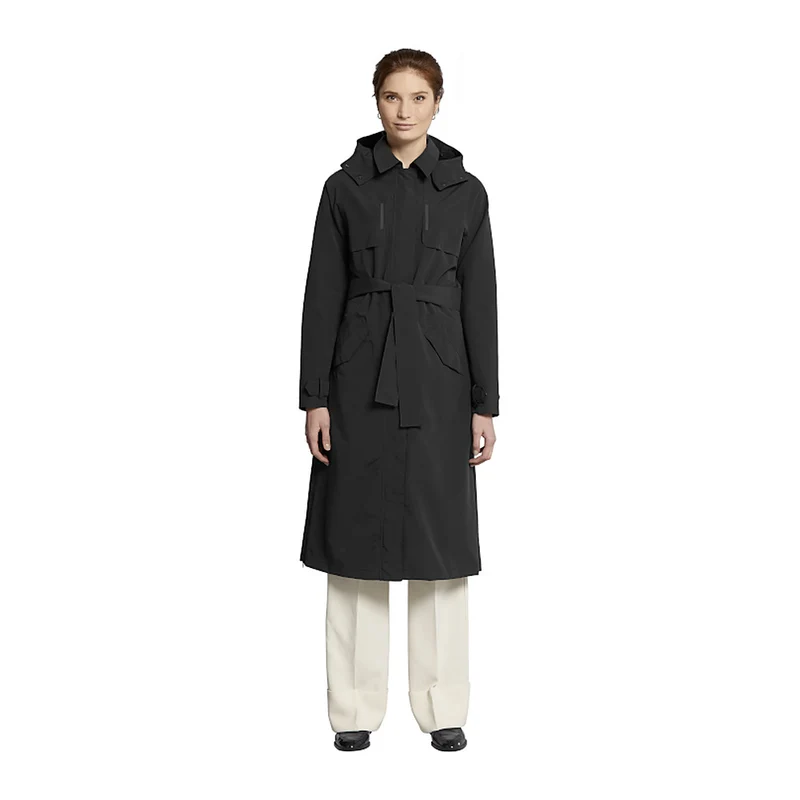 Trench-coat de pluie vélo Basil Mosse femme