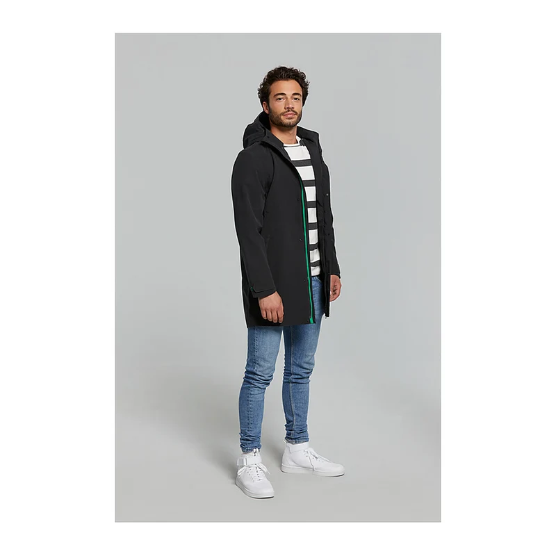 Veste de pluie vélo Basil Mosse Parka homme