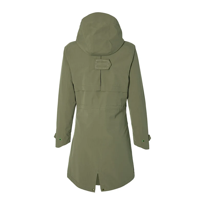 Veste de pluie vélo Basil Mosse Parka femme