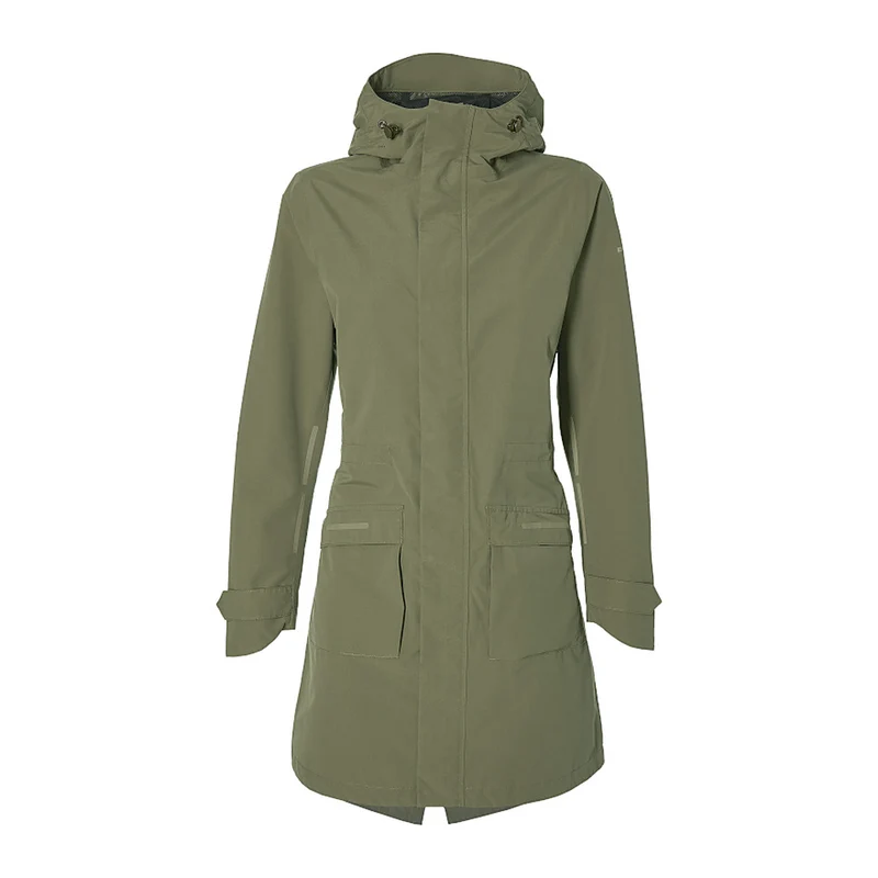 Veste de pluie vélo Basil Mosse Parka femme