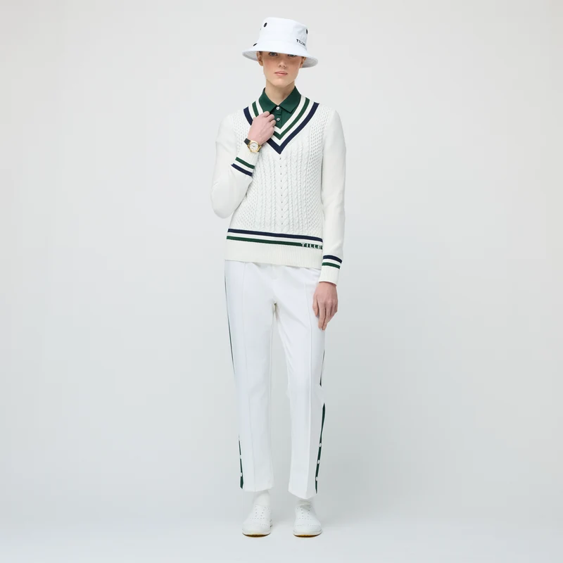 Preppy Deep V Sweater