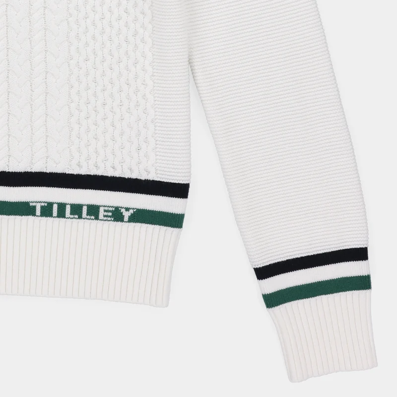 Preppy Deep V Sweater