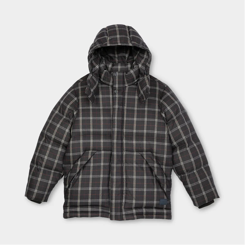 Plaid Terrain Down Parka