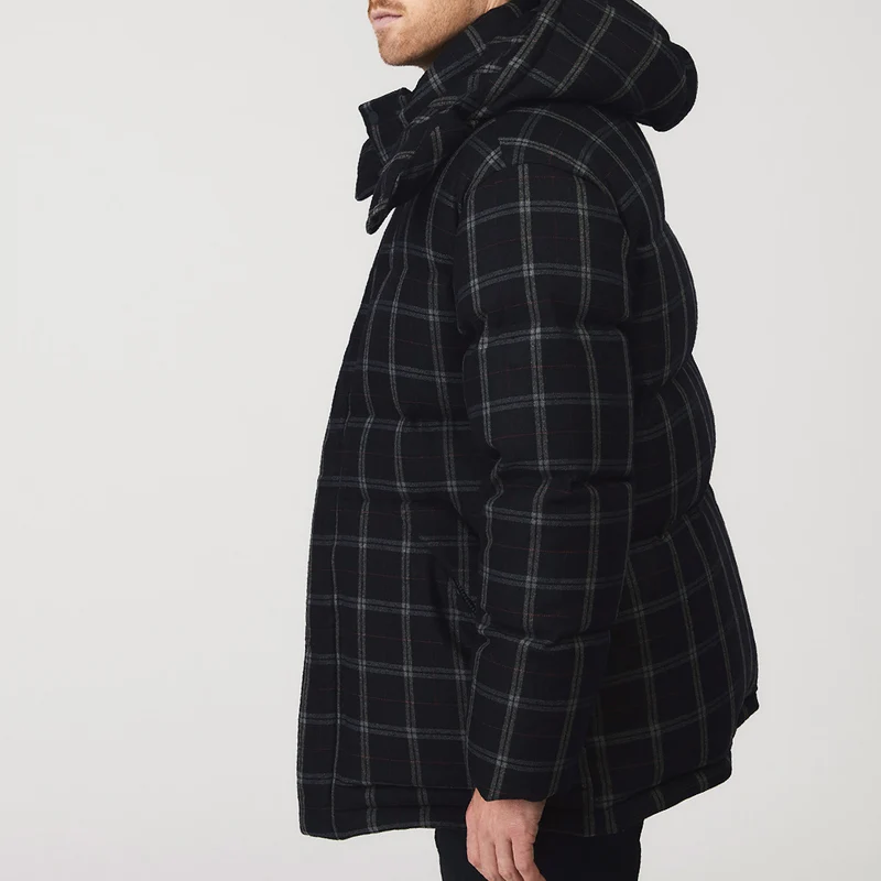 Plaid Terrain Down Parka