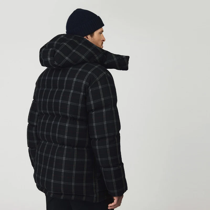 Plaid Terrain Down Parka