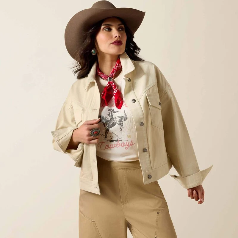Veste en Jeans femme ARIAT Solar Twill - Summer Sand