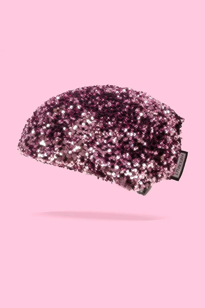 Couvre-Casque 'Paillettes' Light Pink | HELMUT