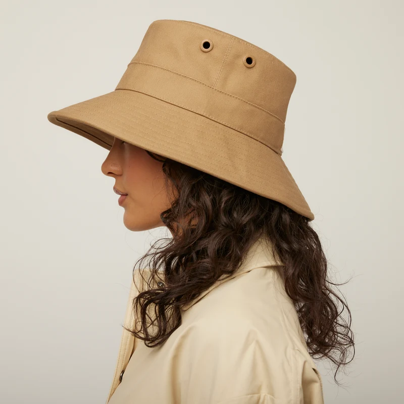 Wide Brim Canvas Sun Hat