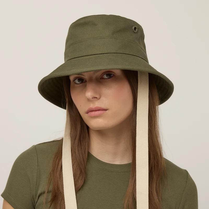 Wide Brim Canvas Sun Hat
