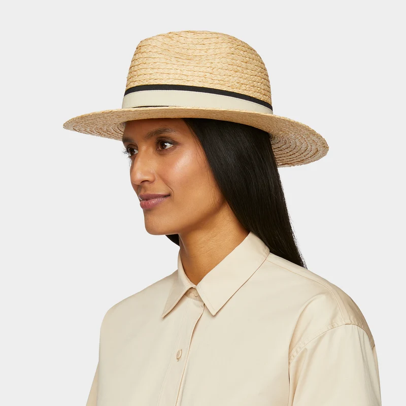 Straw Fedora Sun Hat