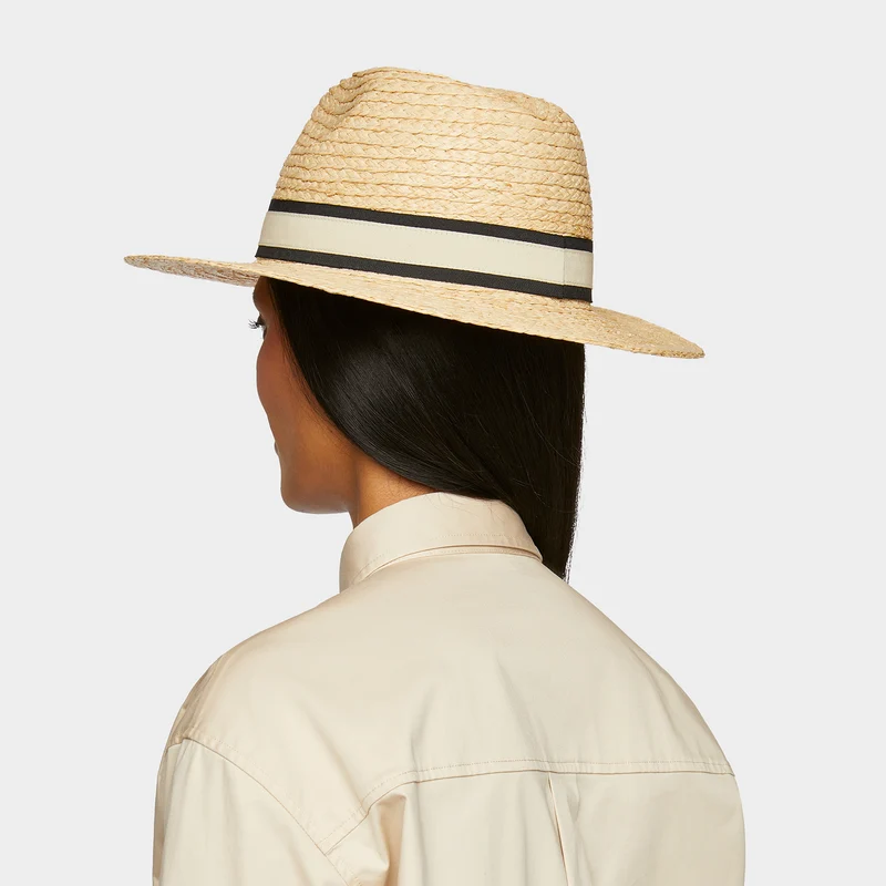 Straw Fedora Sun Hat