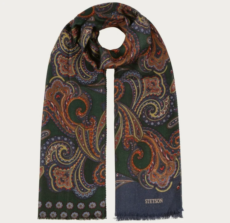 ÉCHARPE STETSON SCARF WOOLFELT PAISLEY