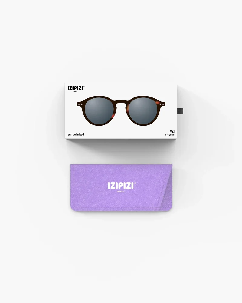 Lunettes de soleil enfant ‘#d’ Tortoise 7-11 ans | IZIPIZI