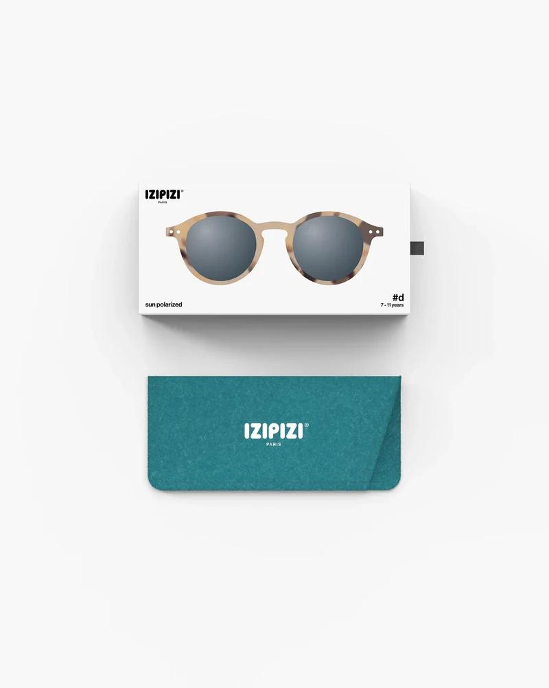 Lunettes de soleil enfant ‘#d’ Light Tortoise 7-11 ans | IZIPIZI