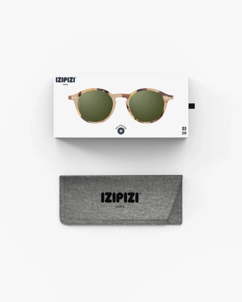 Lunettes de soleil adultes ‘#D’ Light Tortoise | IZIPIZI