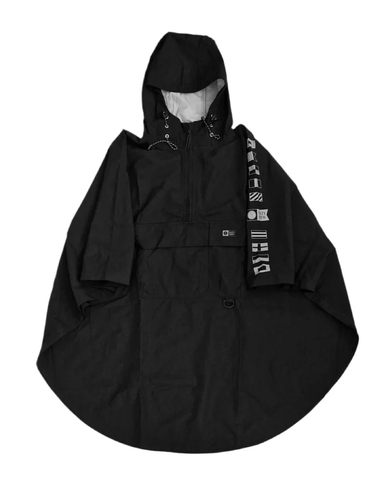 SALTY CREW DELTA PONCHO DE PLUIE BLACK