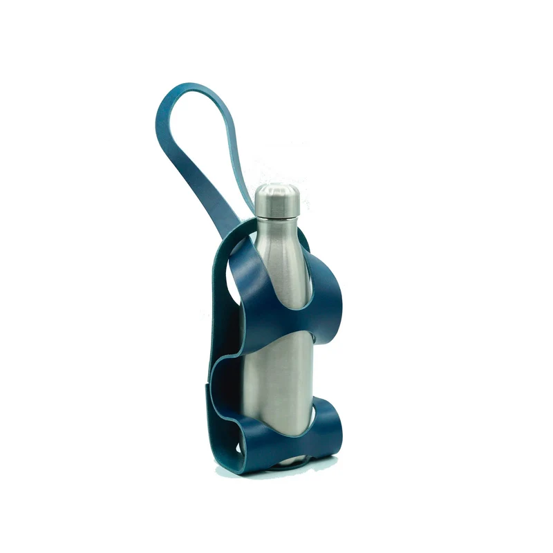 Porte-bouteille en cuir - La bouclée La Médium