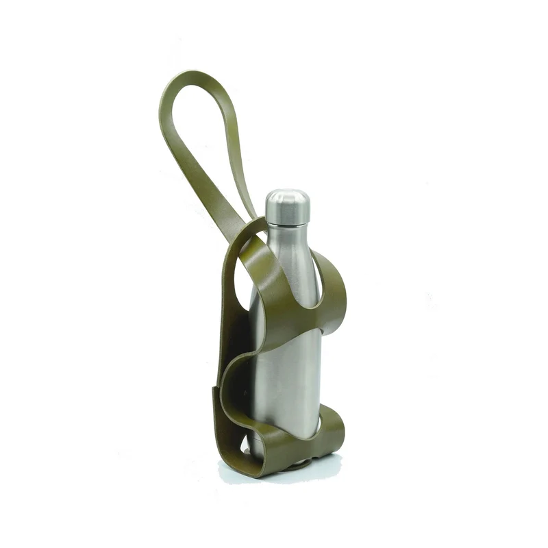 Porte-bouteille en cuir - La bouclée La Médium